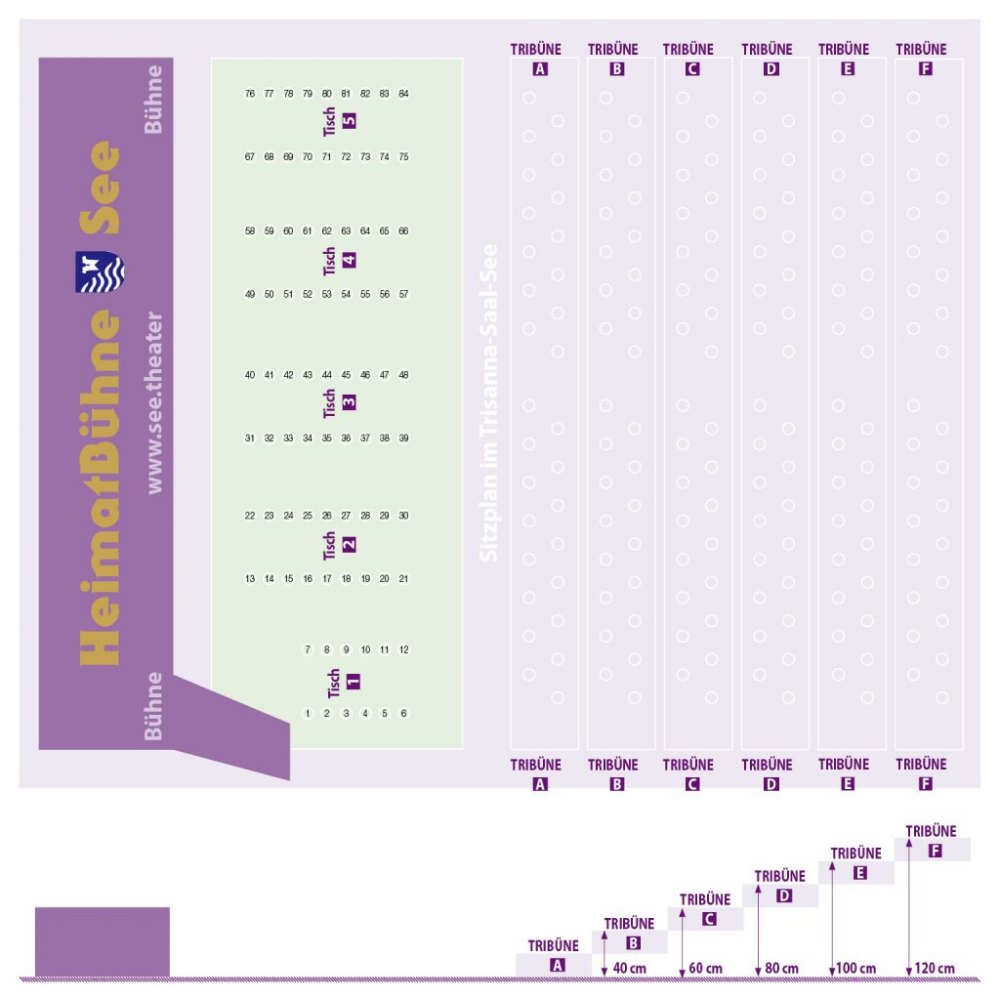 Sitzplan-Übersicht im Trisanna Saal See